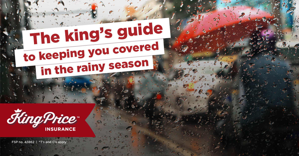 The king’s guide to keeping you covered in the rainy season