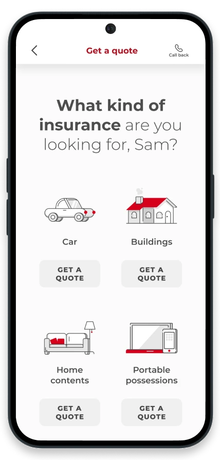 Manage my policy - App SSP Image - South Africa